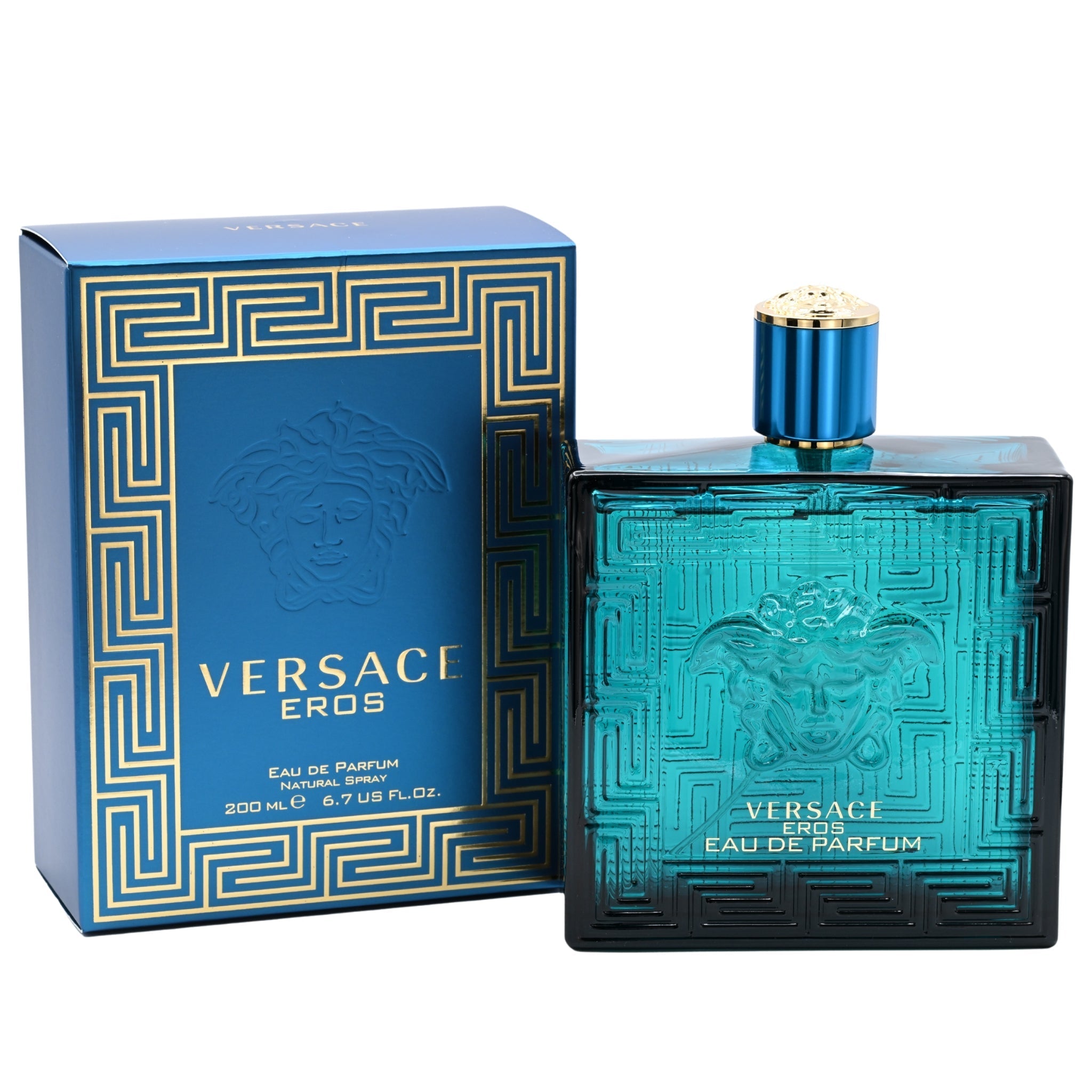 Versace Eros Eau de Parfum 6.7 oz Men’s Cologne by Versace – Long Lasting Fragrance