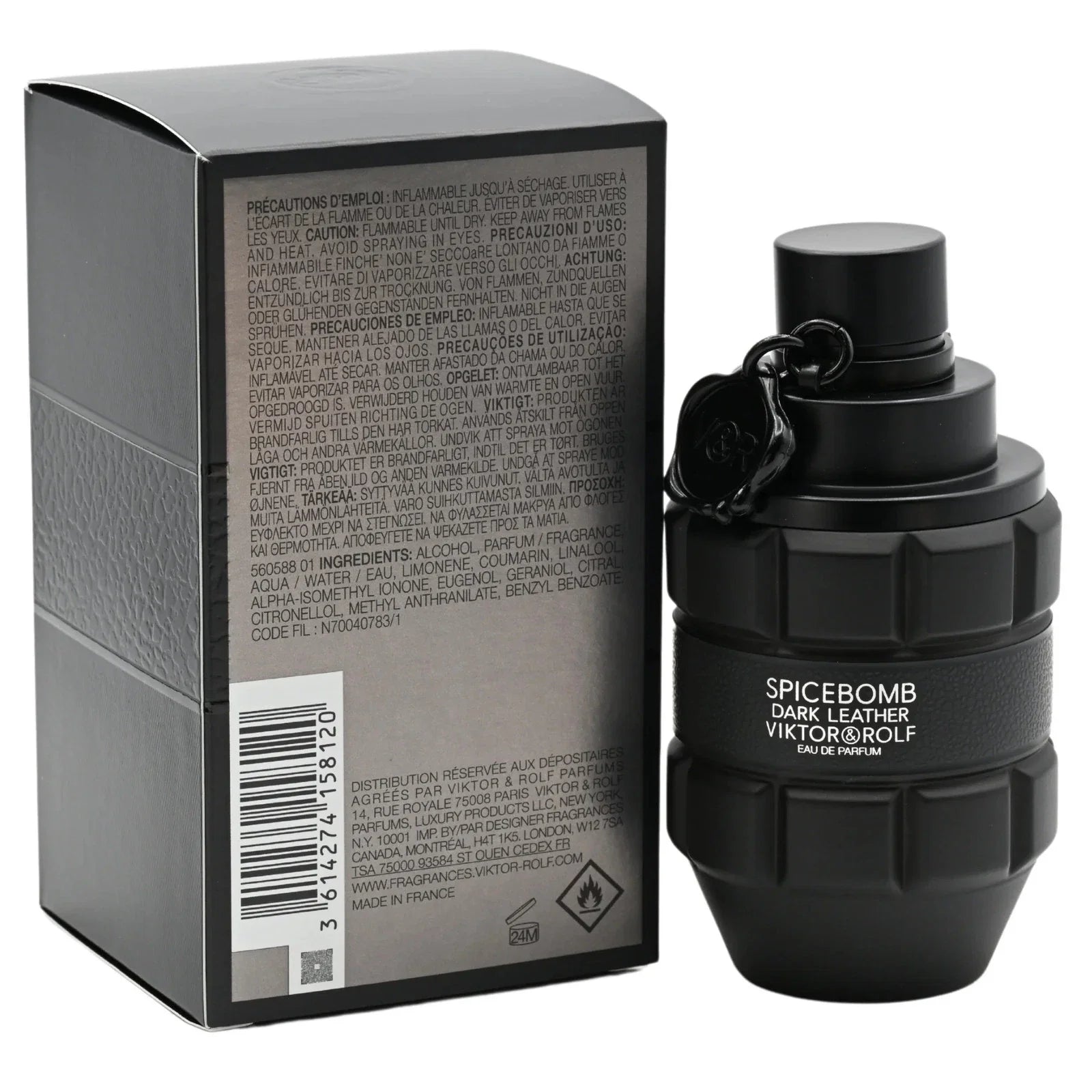Spicebomb Dark Leather by Viktor & Rolf for Men EDP 1.7 oz